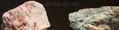 Samma mineral kan ofta se ut på flera olika sätt, vilket gör att jag tycker de är svåra att lära sig identifiera. Här är två olika turmaliner.